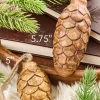 5" Pinecone Wood Ornament