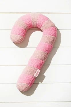 Pink Candy Cane Pillow