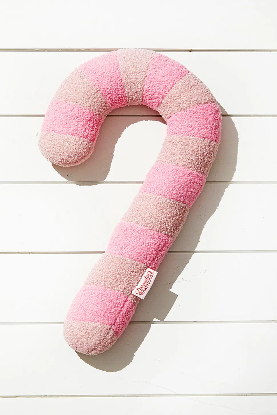 Pink Candy Cane Pillow