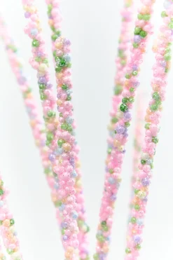 30" Pink Grass Spray