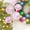 15" Pink Iridescent Ball Pick