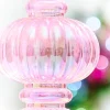 10" Pink Iridescent Chandelier Ornament