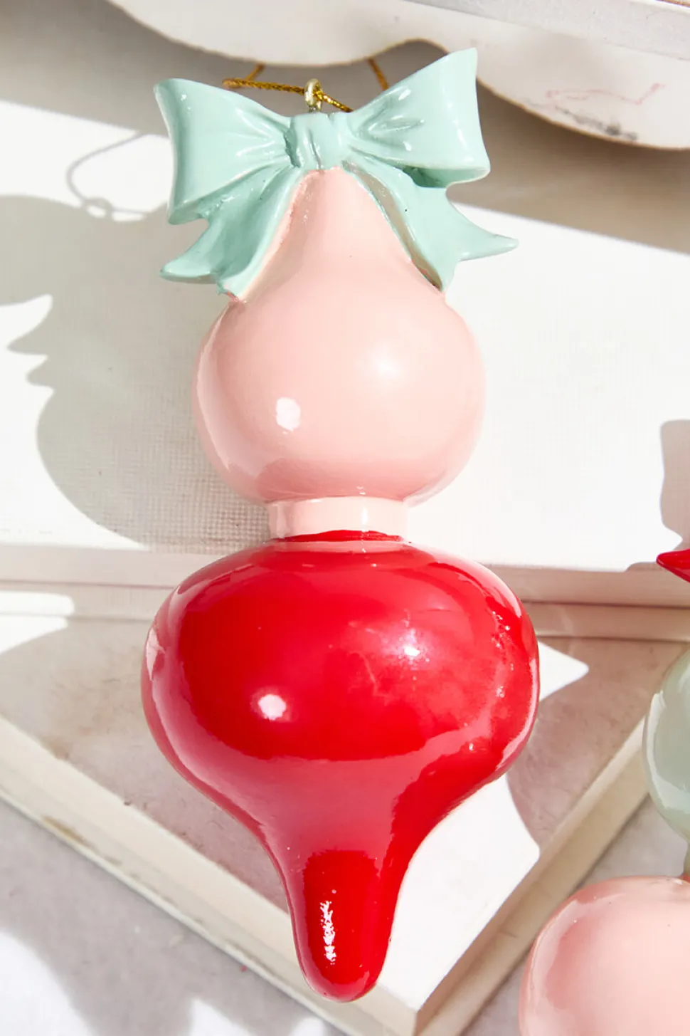 5.25" Pink Pop Finial Ornament