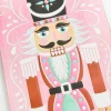 12" Pink Red White Black Glitter Nutcracker Sign