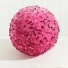 6" Pink Sequin Ball Ornament