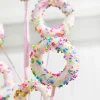 24” Pink Sprinkle Donut Spray
