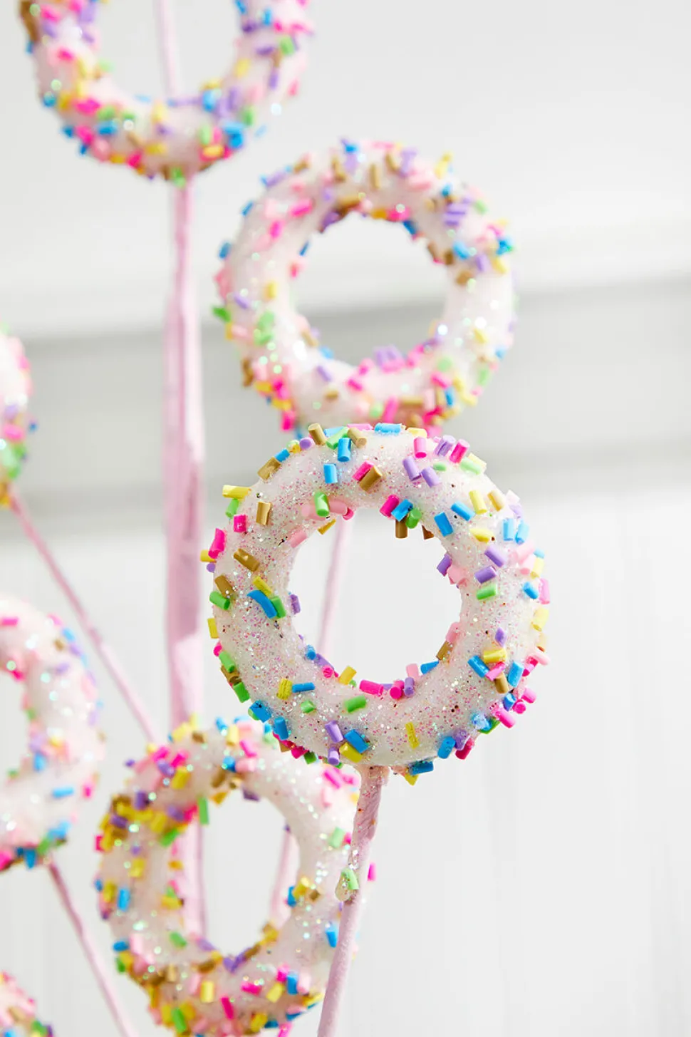 24” Pink Sprinkle Donut Spray