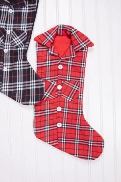 20” Plaid Lumberjack Shirt Stocking
