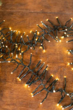 25' Platinum Elite Cluster Lights - 760L Warm White (Black Cord)