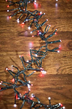 53' Platinum Elite Cluster Lights - 1560L Cool White & Red (Green Cord)