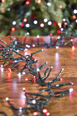 12.5' Platinum Elite Cluster Lights - 380L Cool White & Red (Green Cord)