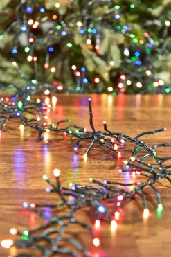 12.5' Platinum Elite Cluster Lights - 380L Multi (Green Cord)
