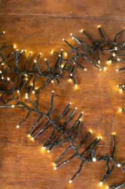 12.5' Platinum Elite Cluster Lights - 380L Warm White (Green Cord)