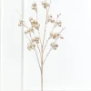 36" Platinum Glitter Crabapple Spray
