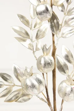 26" Platinum Metallic Pomegranate Stem