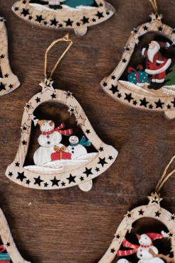 4" Plywood Bell Ornament