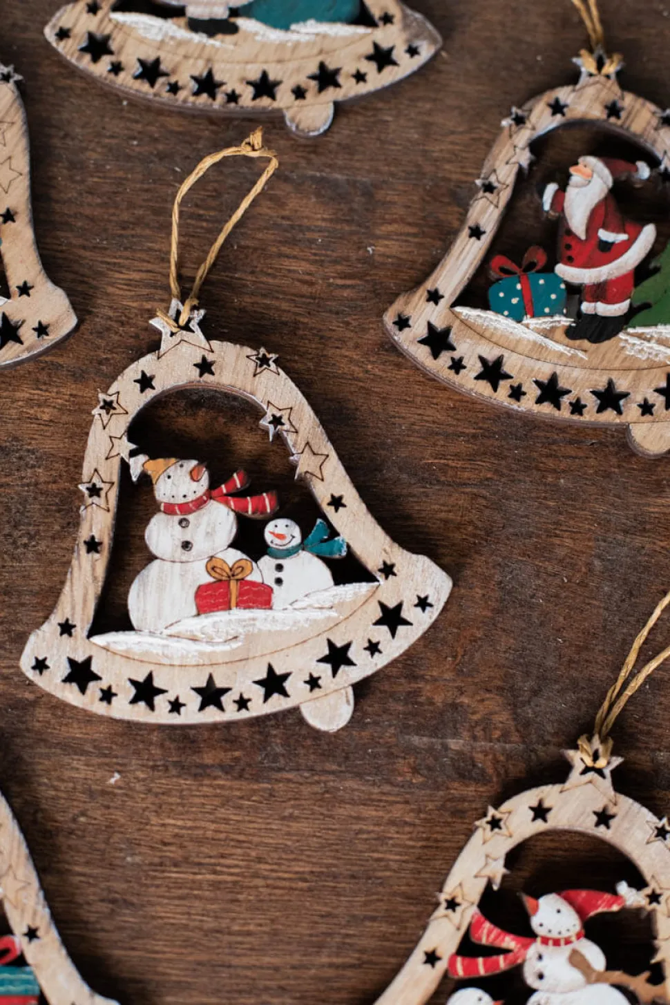 4" Plywood Bell Ornament