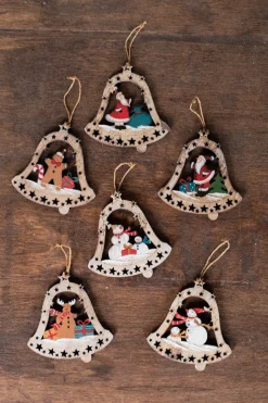 4" Plywood Bell Ornament