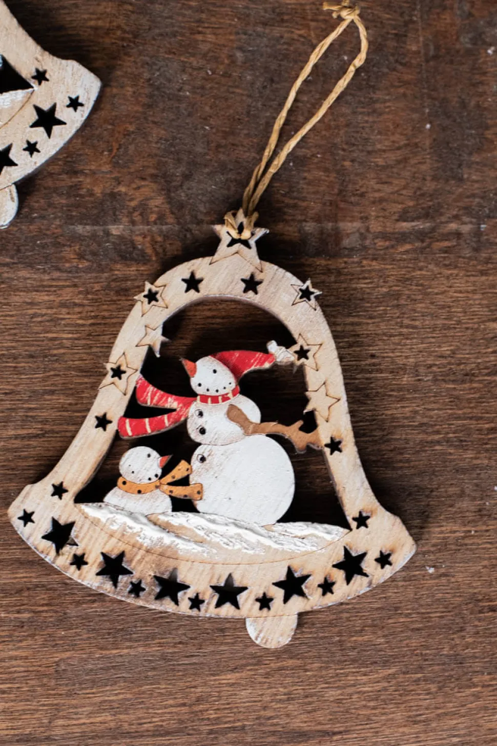 4" Plywood Bell Ornament