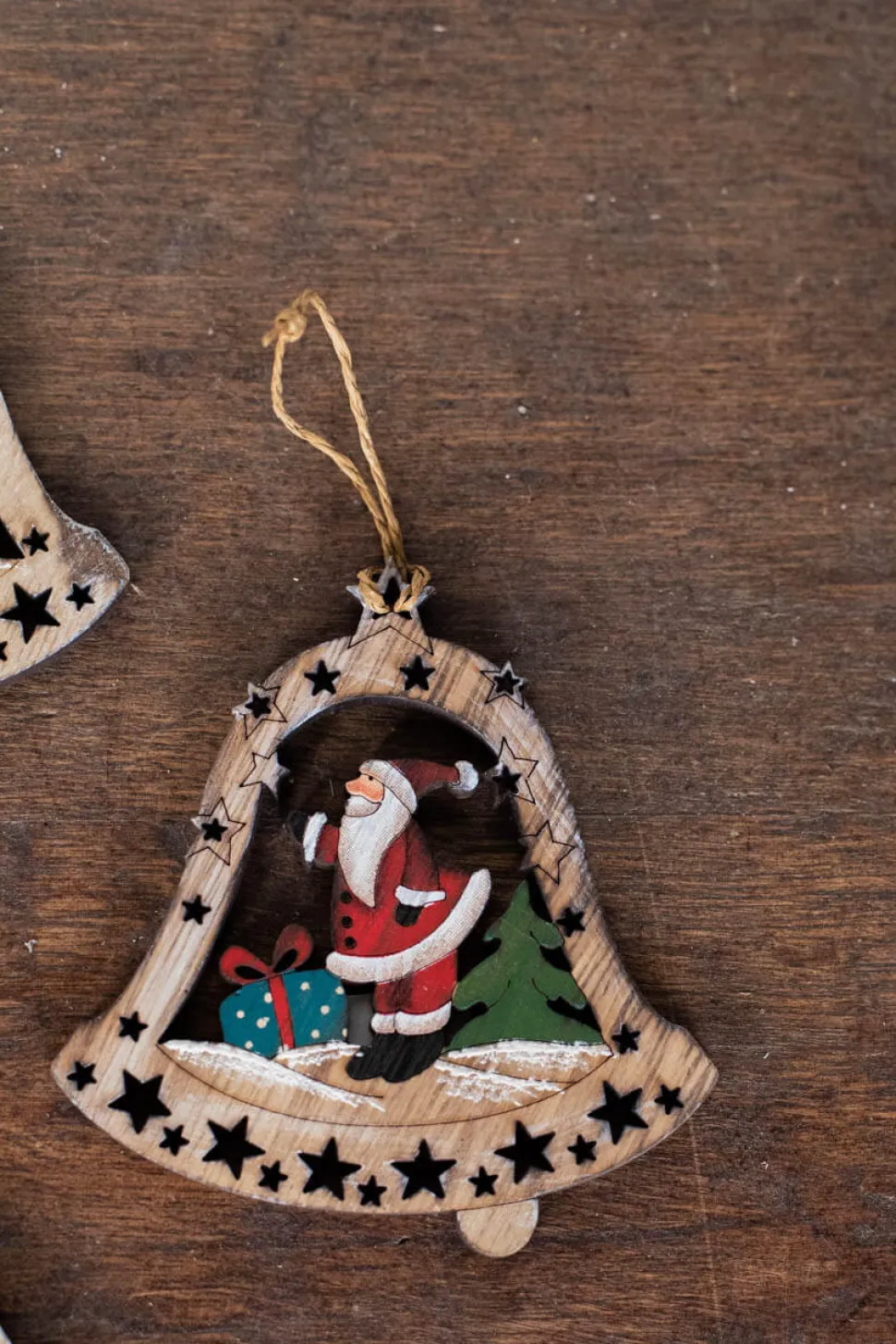 4" Plywood Bell Ornament