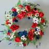 22" Poppy Berry Wreath