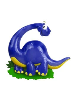 3.5" Purple Dinosaur Personalizable Ornament