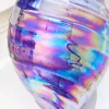 4" - 6" Purple Iridescent Blown Glass Ornament