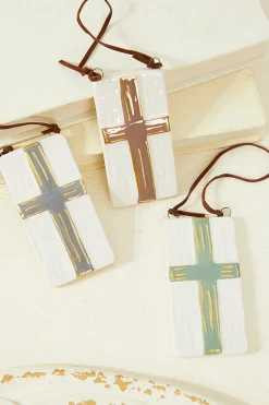 Raised Cross Ornament