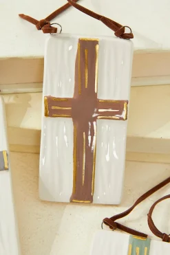 Raised Cross Ornament