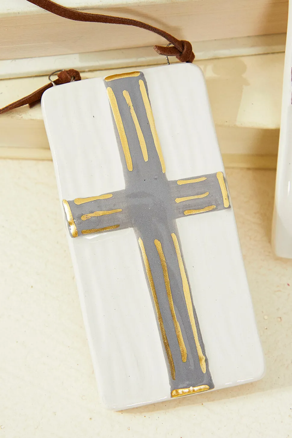 Raised Cross Ornament