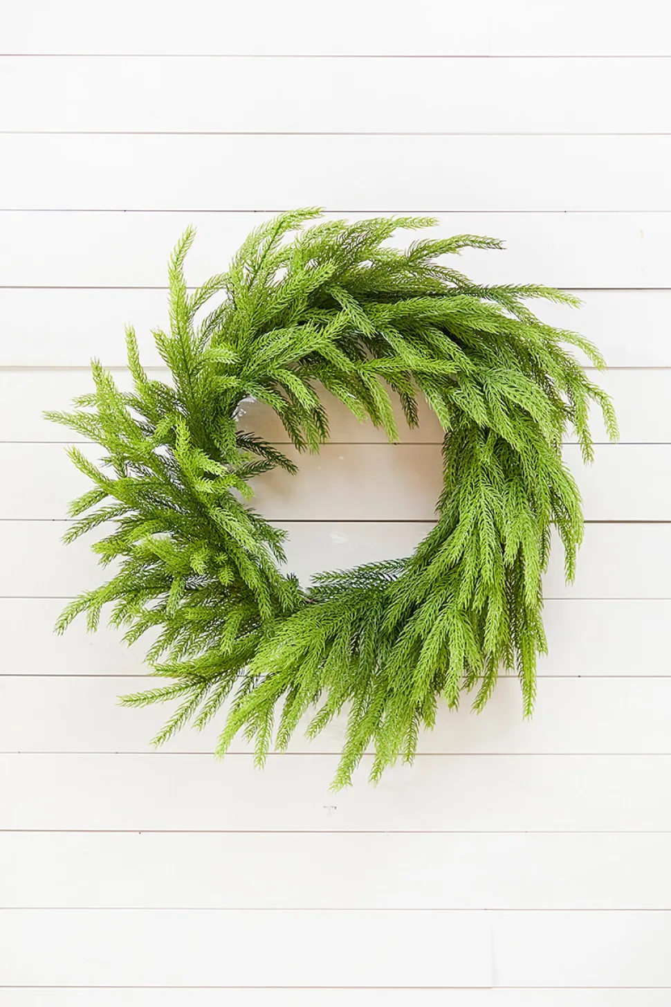 28" Real Touch Forest Norfolk Pine Wreath