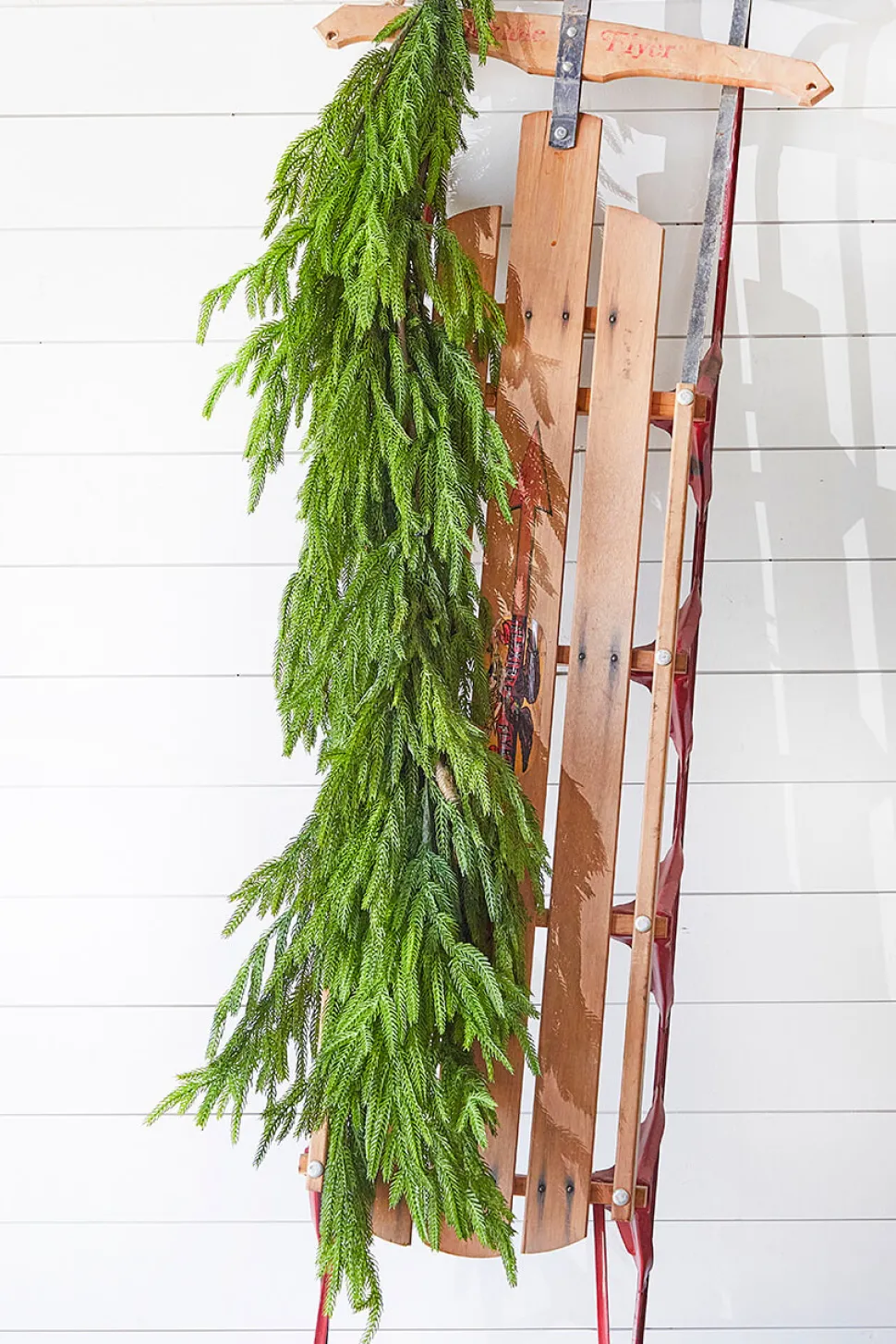 47" Real Touch Norfolk Pine Dripping Garland