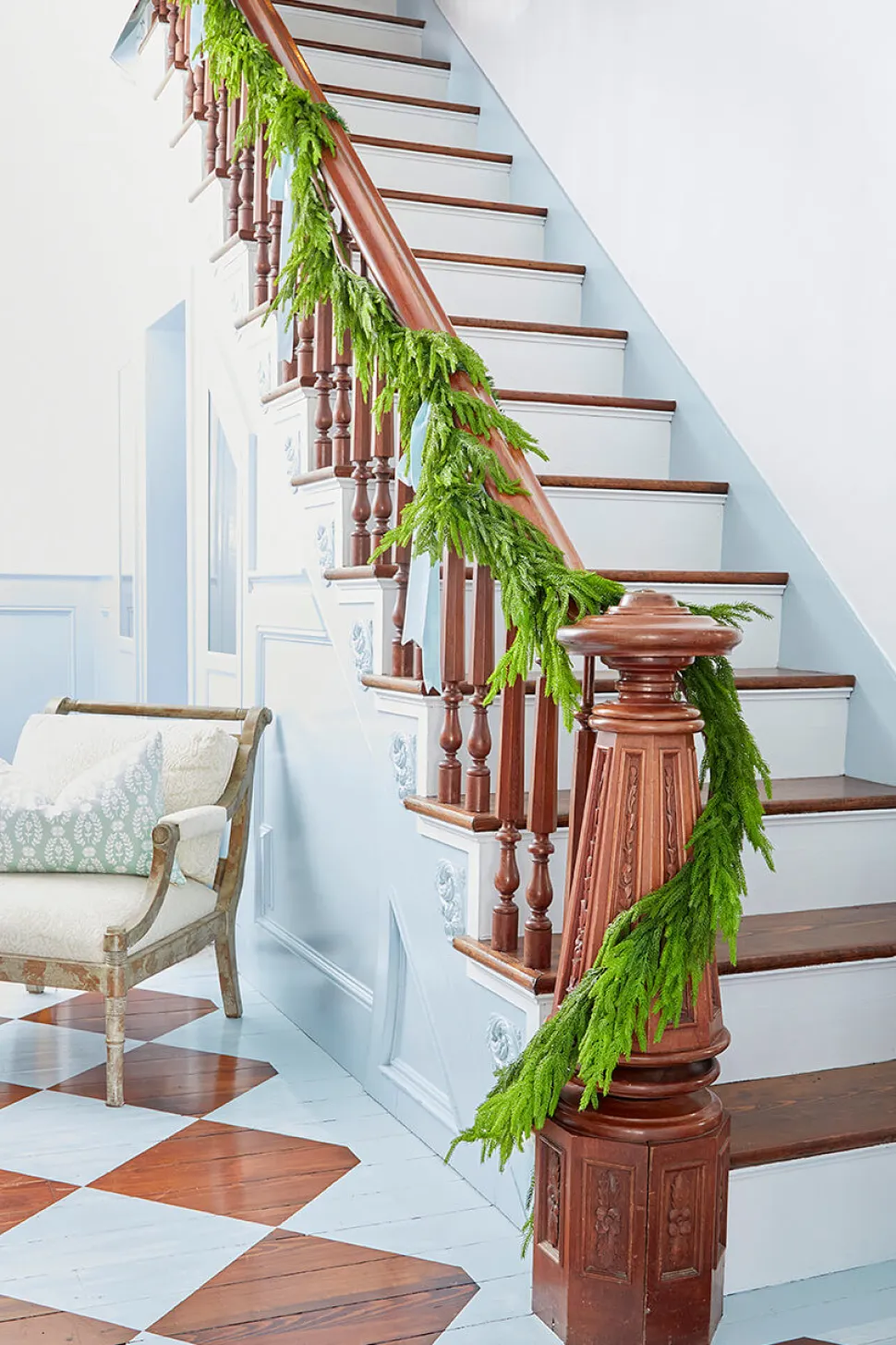 192” Real Touch Norfolk Pine Garland