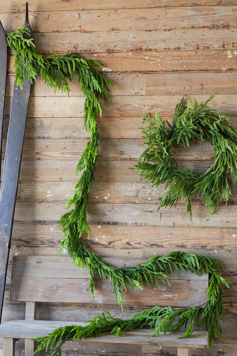 192” Real Touch Norfolk Pine Garland