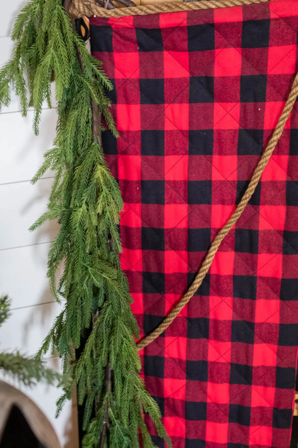 72” Real Touch Norfolk Pine Garland