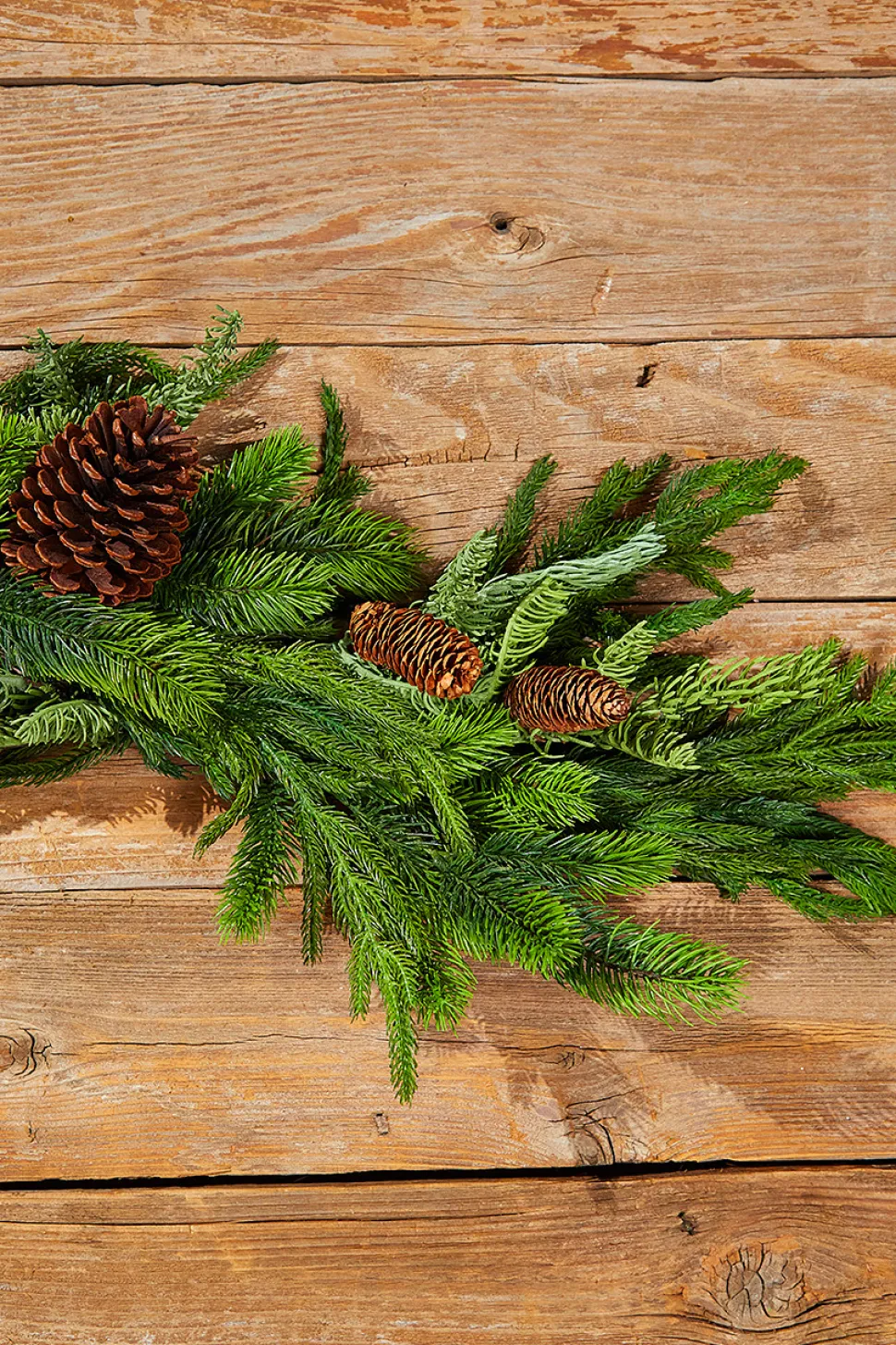 42” Real Touch Norfolk / Spruce / Juniper Swag