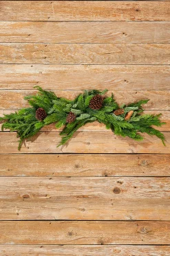42” Real Touch Norfolk / Spruce / Juniper Swag