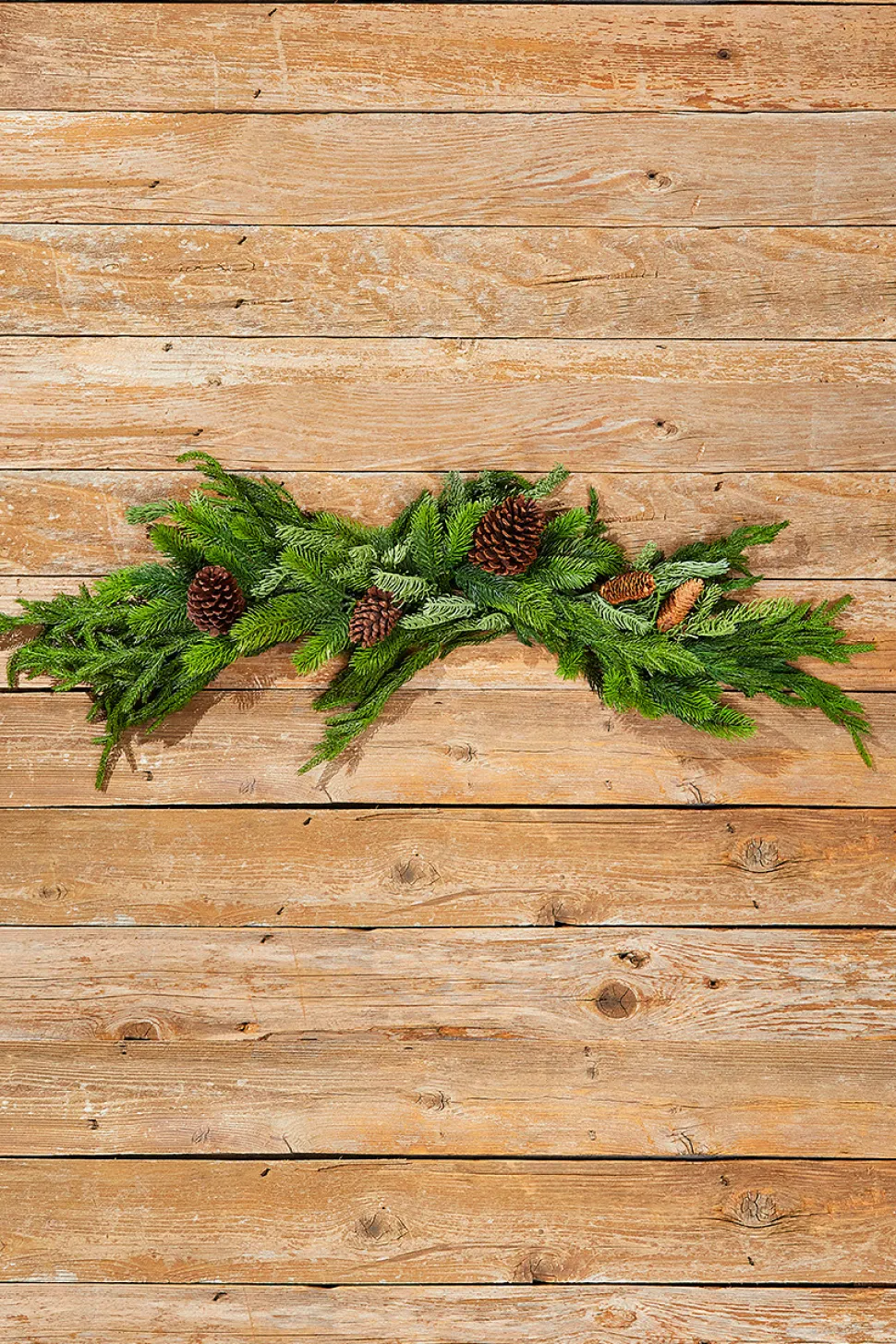 42” Real Touch Norfolk / Spruce / Juniper Swag