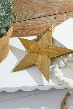 9” Reclaimed Wood Star Ornament