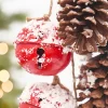 19" Red Bells & Pinecones Ornament