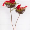 22" Red Bird Spray
