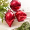 4" - 6" Red Blown Glass Ornament