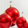 6" Red Candy Apple Ball Ornament