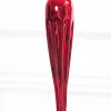 9.5" Red Finial Glass Ornament