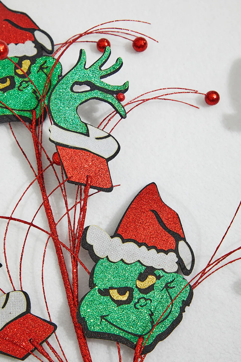 30" Red & Green Glitter Green Monster Spray