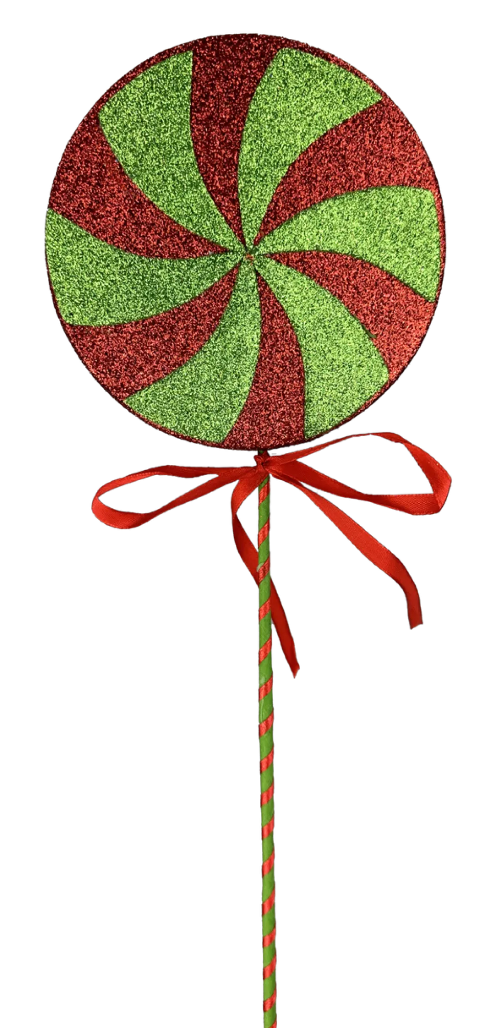 17" Red/Green Lollipop Pick
