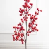 26” Red Mixed Berry & Crabapple Spray