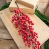 35” Red Orchard Berry Stalk