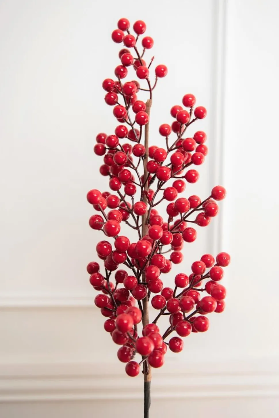 35” Red Orchard Berry Stalk