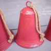 Red Tin Bells - Set of 3